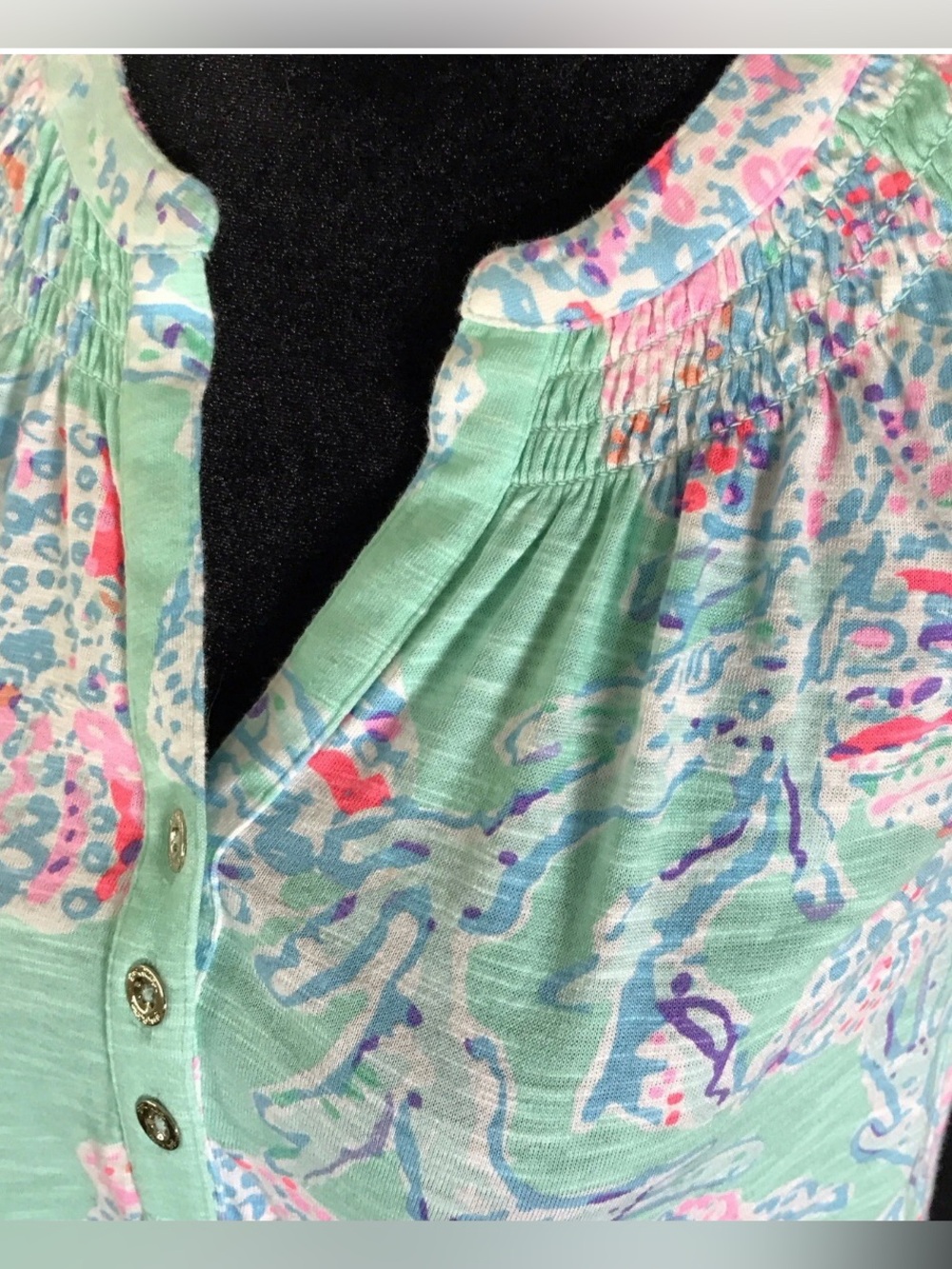 Lilly Pulitzer Cally Soft Shift Prosecco Pink Seeing Things Dress Size 0 - Picture 3 of 6